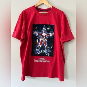 National Lampoons Christmas Vacation movie Red Graphic T-Shirt holiday Xmas